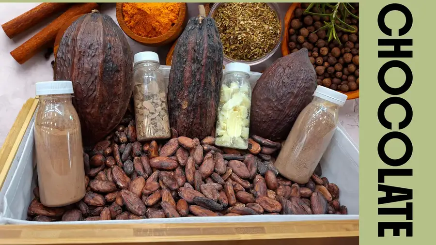 Original photograph of cacao products