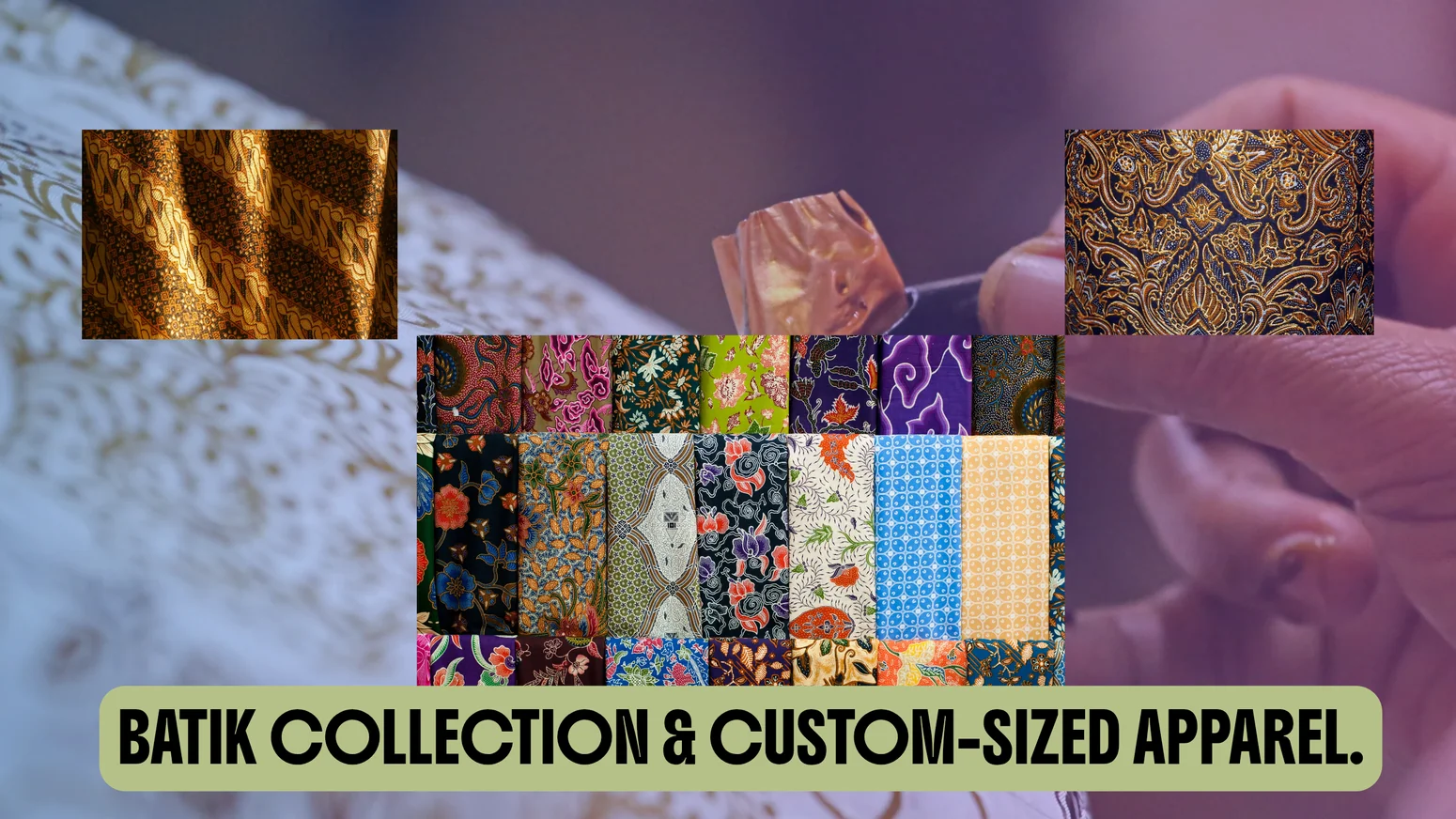 Batik textile examples